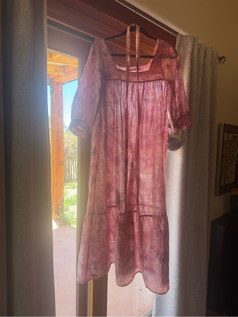 Bianca Dress in Speckled Rose // M